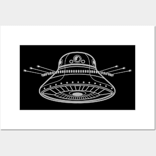 Flying Saucer Posters and Art